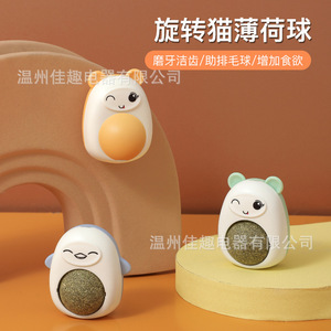 Balle à chat à la catnip, jouet pour chat, nettoyage des dents, durable, amusant pour les chatons, fournitures pour chats, jouets pour chats - Product Image 1