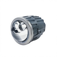 Projecteur Bi-LED 65W 2 pouces, phare antibrouillard, double laser direct, triple couleur, lampe de voiture universelle en aluminium