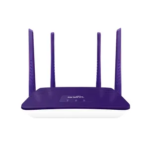 支持多达16个终端在线用户紫色Dropshipping 4G Cpe室内Cpe路由器适用于国内/商用