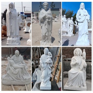 Estatua de Mármol Hecha a Mano de la Divina Misericordia de Jesús, Tamaño Real, con 1 Año de Garantía, para Interiores, Jardín, <span class=keywords><strong>Iglesia</strong></span> y Villa - Product Image 6