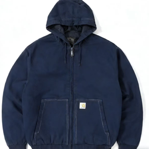 <span class=keywords><strong>Felpa</strong></span> con Cappuccio da Lavoro per Uomo, Spessa in Pile con Zip, Oversize, Calda per l'Inverno, con Tasche, Casual Streetwear con LOGO - Product Image 2