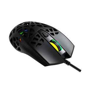 Ratón ergonómico ligero con cable y agujeros de panal para juegos de Pc, ratón óptico de ratón para jugadores Ms956 Havit de 7 teclas, 10000 Dpi - Product Image 6