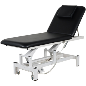 Camillas de <span class=keywords><strong>Fisioterapia</strong></span> Eléctricas para Gimnasio, Camilla de Tratamiento Quiropráctico, Camilla de Masaje Usada con Sistema de Reposapiés - Product Image 1