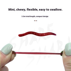 <span class=keywords><strong>ไส้เดือน</strong></span>ปลอมสีแดงเหยื่อยางและโลหะล่อสำหรับการตกปลาทะเลการกำหนดเป้าหมายปลาคาร์พและคอนชนิด - Product Image 2