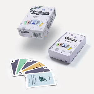 YY OEM personnalisé haute qualité papier <span class=keywords><strong>cartes</strong></span> à jouer avant et arrière personnalisé feuille couleur Table <span class=keywords><strong>jeu</strong></span> <span class=keywords><strong>de</strong></span> société avec - Product Image 2