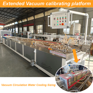 Ligne de production de profilés PVC/UPVC de haute qualité et performante / Machine à profilés pour extrusion de cadres de fenêtres PVC à <span class=keywords><strong>bon</strong></span> prix - Product Image 4