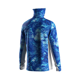 Camisa de Pesca Híbrida para Hombre con Máscara Facial Integrada y Paneles de Malla Ventilada para Clima Cálido, Pesca y Ciclismo - Product Image 2