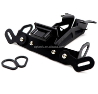 MT-09 Traceur 900 FJ-09 Moto Modifié Pliage plaque d'immatriculation avec Lumière