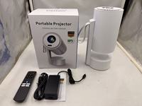 Projecteur portable mini, projecteur haute définition pour le divertissement en déplacement, projecteur intelligent Android Bluetooth Wifi