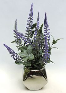 Bouquet de <span class=keywords><strong>lavande</strong></span> artificielle <span class=keywords><strong>en</strong></span> plastique de haute qualité pour la décoration de la maison de mariage Arrangement de fleurs pour l'obtention du diplôme de Noël <span class=keywords><strong>en</strong></span> plein air Style nordique - Product Image 4