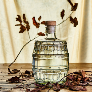 Botella <span class=keywords><strong>de</strong></span> Vidrio Acanalado <span class=keywords><strong>de</strong></span> 500 ml para Whisky, <span class=keywords><strong>Ron</strong></span>, Vodka, Ginebra, Botella Transparente para Licores con Corcho, Logotipo Personalizado, Envase para Licores - Product Image 6