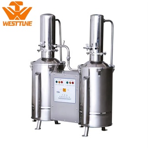 WESTTUNE DZ5C DZ10C DZ20C 5L/10L/20L Distillateur d'eau double en acier inoxydable 304 OEM pour eau distillée - Product Image 4