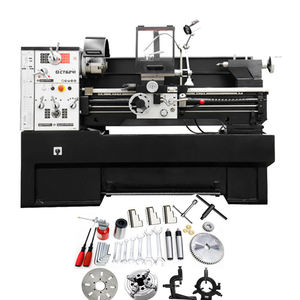 Torno manual universal de bancada horizontal de alta precisión para trabajos en metal - Product Image 5