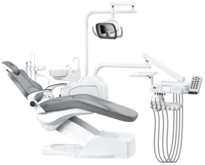 Unité de chaise dentaire droite gauche de haute qualité Chaise de dentiste portable Chaise chirurgicale dentaire de luxe pour équipement de dentisterie de clinique - Product Image 1