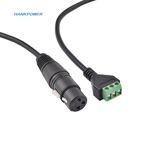 XLR kablo 3 Pin XLR erkek 3 Pin terminali dönüştürücü adaptör kablosu hoparlörler için mikrofon ses ekipmanları - Product Image 6