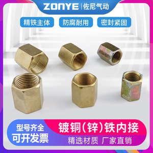 ข้อต่อเหล็กเกลียวในแบบหกเหลี่ยม DN8-DN50 สำหรับอุปกรณ์นิวเมติก - Product Image 5