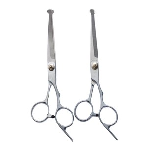 Pet Scissors Set Stainless Steel Curved Shears Dog Hair Trimming Grooming Tools - Product Image 1
