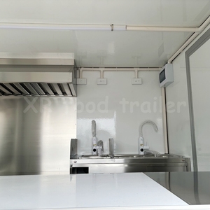 Camión de comida, mesa de frutas, carrito de nevera, fibra de vidrio a la venta, tienda de comida de Tailandia, restaurante totalmente equipado, restaurante móvil - Product Image 6