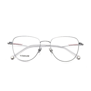 Titanium Full Rim Rectangle <b>Eyeglasses</b> <b>Frame</b> Lightweight Modern Unisex Adult Vision Correction Glasses - Product Image 1