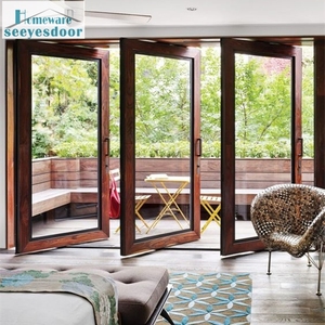 <span class=keywords><strong>Puerta</strong></span> Plegable de Aluminio con Vidrio Templado Aislante Moderno Seeyesdoor, con Acabado <span class=keywords><strong>para</strong></span> Exteriores de Villas - Product Image 5