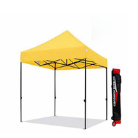 Vente chaude en plein air utilisant 5X5 FT 10 X 10ft couleur pure fête en stock couleur marché commercial auvent couverture gazebo publicité tente