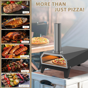 Four à pizza à <span class=keywords><strong>gaz</strong></span> extérieur moderne de 12 ''petit four à pizza à <span class=keywords><strong>gaz</strong></span> commercial portable avec <span class=keywords><strong>barbecue</strong></span> pour pizza maison - Product Image 3