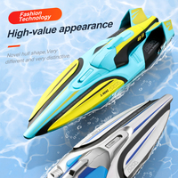 Haute vitesse 2.4G sans fil électrique télécommande hors-bord longue endurance bateau à eau modèle parfait jouet pour enfants