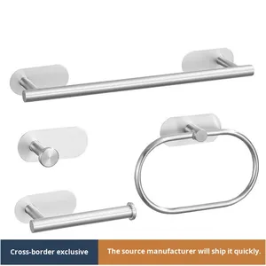 Scaldasciugamani transfrontalieri in acciaio inossidabile da parete porta rotolo porta carta da bagno <span class=keywords><strong>per</strong></span> avvolgere la cucina - Product Image 2