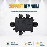 Boîtier de jonction électrique M686-5C 5 voies IP68 Protection sous-marine 10M pour projets d'ingénierie Garantie 3 ans