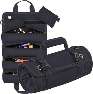Free Sample OEM Waterproof <b>Tool</b> <b>Backpack</b> with Adjustable Strap 150LB Capacity Waxed Canvas Material Hanging Zipper Closure - Product Image 4