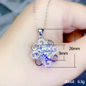 Collar con Colgante Floral para Mujer, Collar Minimalista con Dije de Flor, Joyería de Moda para Uso Diario, Regalo - Product Image 5