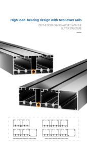 Fornitore di alluminio sottile profili in alluminio per porta scorrevole taglio profili in alluminio estrusione in <span class=keywords><strong>India</strong></span> - Product Image 6