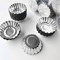 Reposteria Einweg-Aluminium folien becher 200 Stück für Muffin Cupcake Liner Eierkuchen Zinn Gelee Form Behälter Back zubehör