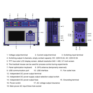 Testeur de relais électronique 6 phases ZWJD602, sortie 30A 120V AC, contrôle par micro-ordinateur, haute précision 0.1, garantie 1 an - Product Image 3