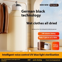Sèche-vêtements Fer à vapeur Commode anti-froissement Sèche-linge portable UV Sèche-linge électrique