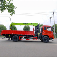 Camion-grue Grain Depot pour l'installation d'équipements de stockage de céréales, de levage de grans-secours et de logistique agricole