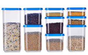Fuerte servicio <span class=keywords><strong>de</strong></span> plástico BPA-libre y mancha resistente hermético fácil tapas <span class=keywords><strong>de</strong></span> bloqueo <span class=keywords><strong>de</strong></span> cocina contenedor establecer - Product Image 3