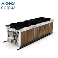 Refroidisseur de fluide à air Aidear pour le refroidissement des salles de stations de télécommunications, dissipateur thermique à glycol en circuit fermé