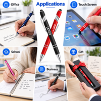 Stylo à bille tactile personnalisé avec logo pour événements scolaires, cadeaux d'entreprise, stylo promotionnel pour le bureau et les affaires