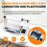 Machine à plastifier automatique A3 2-en-1 à film en rouleau, plastifieuse à chaud et à froid, taille 330 mm, pour albums photo domestiques, directement de l'usine
