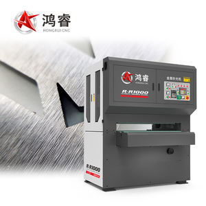 Honry <span class=keywords><strong>R</strong></span>-R1000 수작업 대체 자동 두께 샌더 와이드 벨트 디버링 폴리싱 머신 - Product Image 4