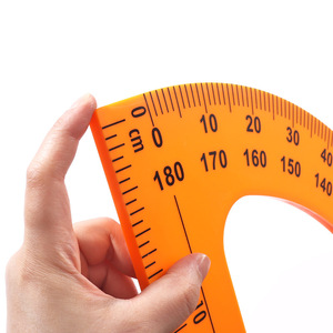 Foska 50Cm Geel Lichtgewicht En Draagbaar Groot Leren Geometrische Wiskunde Gradenboog Voor Klassikaal Onderwijs Tekenen En Ontwerpen - Product Image 3