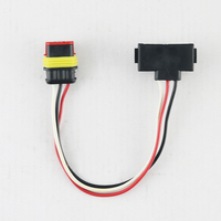 Connecteur Étanche Automobile 3 Broches avec Bornes à Vis Série 1,5 mm, Fiche AMP pour Feux Arrière de Camion LED Ronds 4 pouces et Ovales 6 pouces