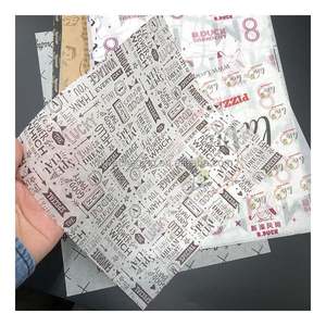 Custom Printed Biodegradable <b>Wax</b> <b>Paper</b> Wrapper Single Side Coating for Food Packaging for Sandwich Cookies Bread Jelly - Product Image 6