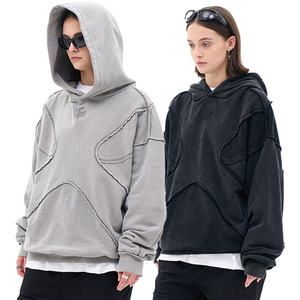 Sudaderas Unisex de Alta Calidad, Estilo Y2K, Talla Grande, Personalizadas, 100% Algodón, Teñido Liso, Transpirables, Desgastadas, Bordadas - Product Image 2