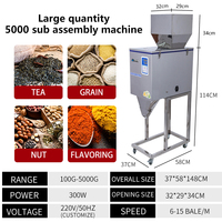Automatischer Gewichtsabfüller für Teebeutel, Samen, Lebensmittel, Getreide, Pulver, Nüsse, Partikel, Kaffeebohnen und Reis