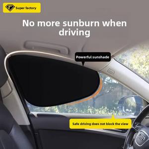 Parasol de <span class=keywords><strong>vinilo</strong></span> para ventana lateral de coche, película electrostática adhesiva, aislamiento térmico, cortina de protección solar - Product Image 5