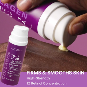 GUOCUI BIO TECH 0,3% Rétinol + 2% Bakuchiol Lotion Anti-Âge Intensive Réduit les Rides Profondes et les Ridules Sérum aux Peptides pour le Visage - Product Image 3