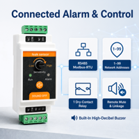 Système de détection de fuites d'eau longue portée 1500m avec contrôleur RS485 Modbus RTU pour couloir utilitaire SPEED W-4DA