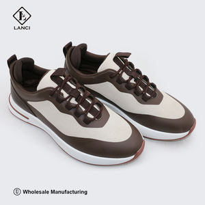 Fabricants de baskets personnalisées LANCI, chaussures de luxe pour hommes, baskets pour hommes, chaussures de style marche, chaussures à enfiler - Product Image 1